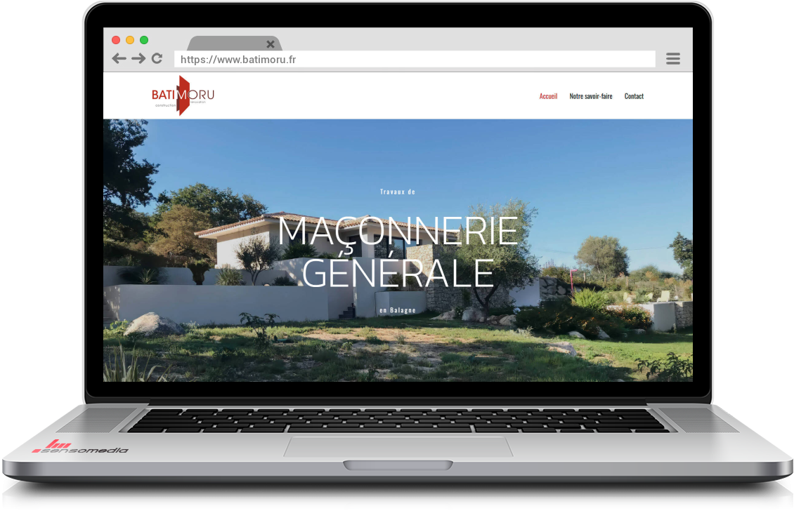 Site web officiel Entreprise de bâtiment en Balagne